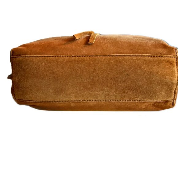 SALE ~ Harbour 2nd Crossbody Suede Bucket Bag in Cognac Adjust Strap NWT - Picture 6 of 12